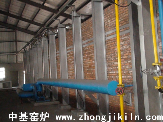 預(yù)熱段攪拌風(fēng)系統(tǒng)一角