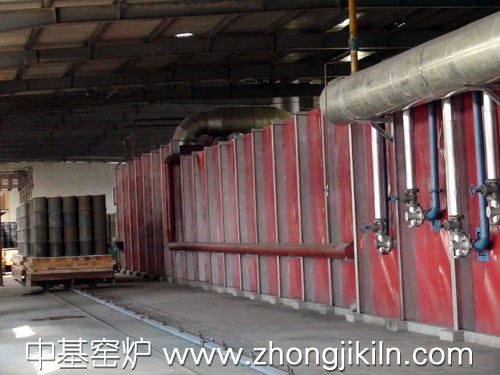 熱煤氣預(yù)熱段排煙系統(tǒng)前攪拌風(fēng)布置