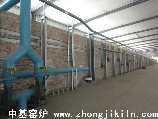 隧道窯側(cè)面圖片