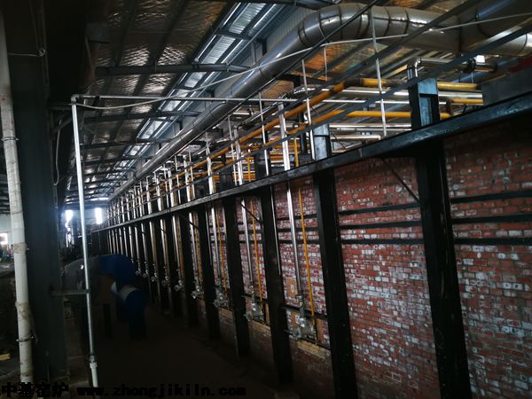 洛陽邁樂全智能控制零膨脹高檔硅磚隧道窯工程