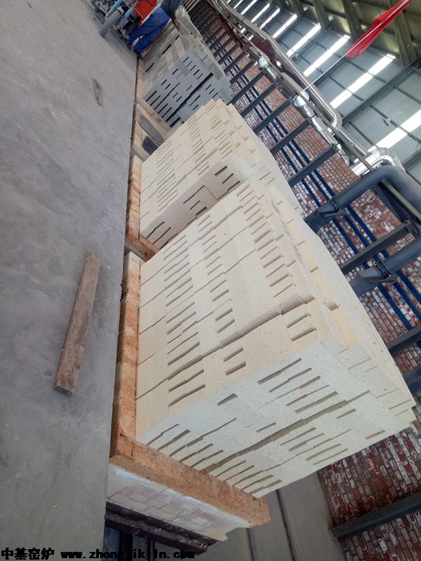 鞏義市光華耐火材料有限公司86m全自動智能控制高鋁磚隧道窯工程，含自動進出窯